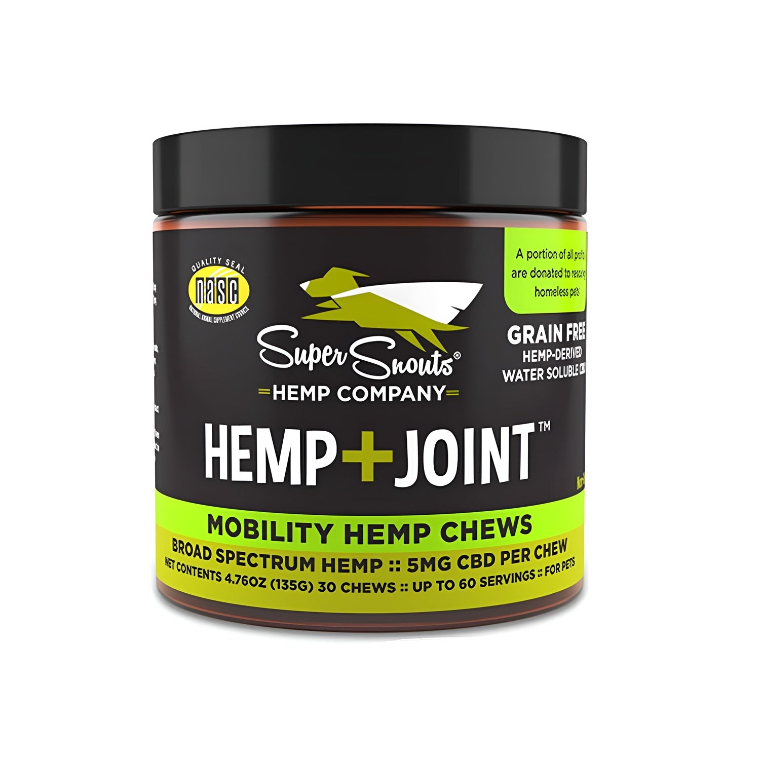 SUPER SNOUTS Hemp & Joint Mobility Hemp Chews Dogs & Cats 30 Chews