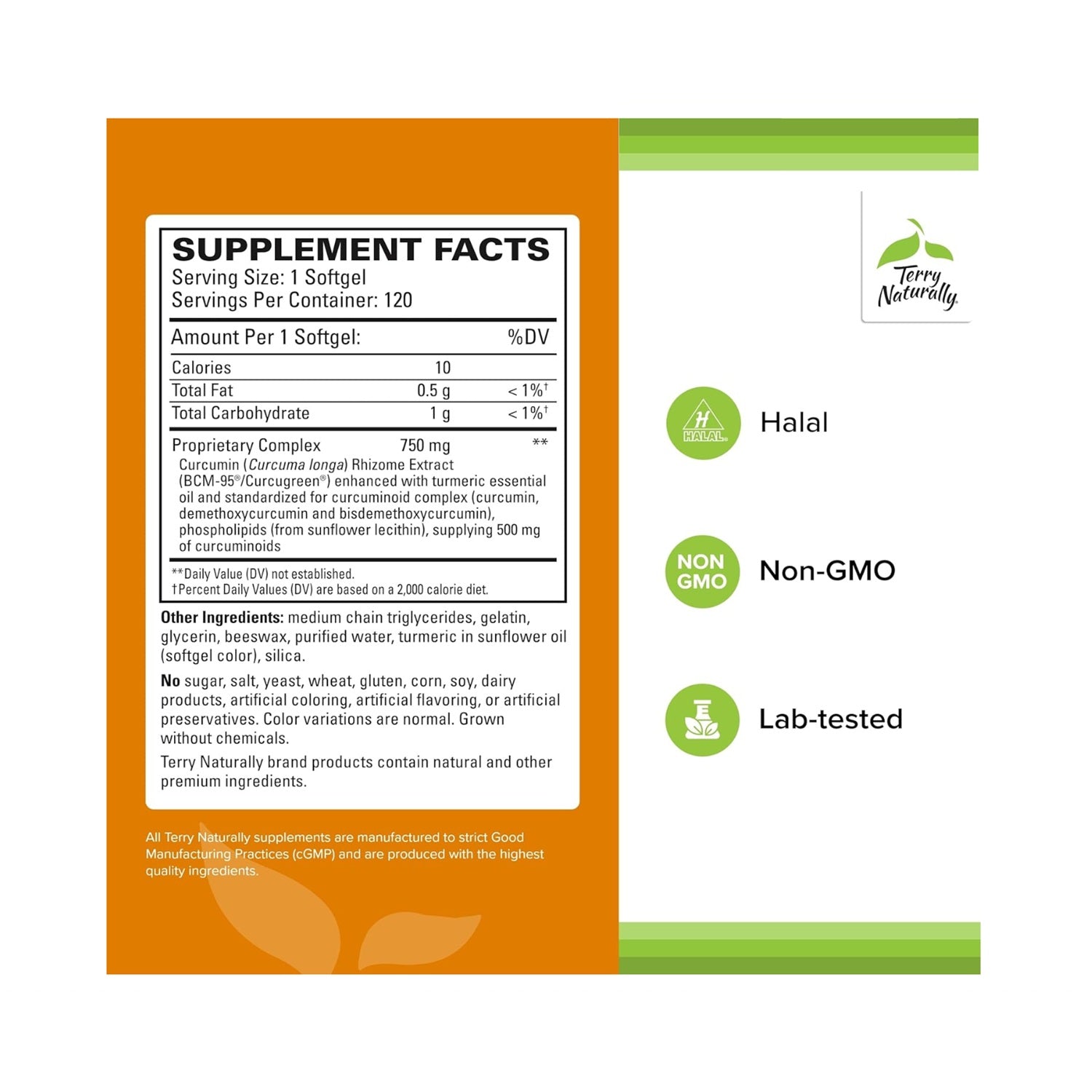 Terry Naturally CuraMed 750mg Superior Absorption Curcumin 120 Softgels.2