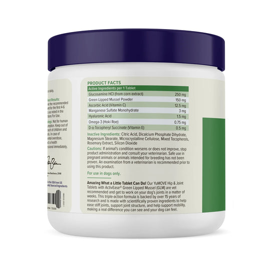 Vetnique YuMOVE Hip & Joint Dog Supplement 120 Tablets-2
