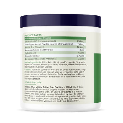 Vetnique YuMOVE Hip & Joint Dog Supplement 120 Tablets-3