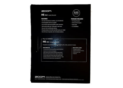 ZOOM H6 VERSATILE & PORTABLE SIX-TRACK HANDY DIGITAL RECORDER-5