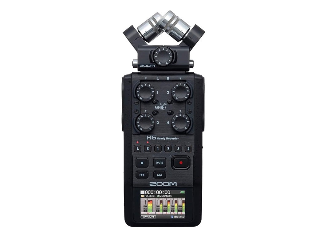 ZOOM H6 VERSATILE & PORTABLE SIX-TRACK HANDY DIGITAL RECORDER-8